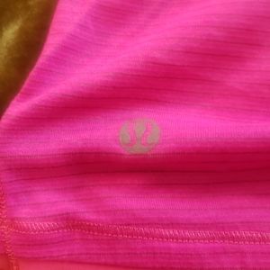 Lululemon Pink Ribbed Tee Sz4